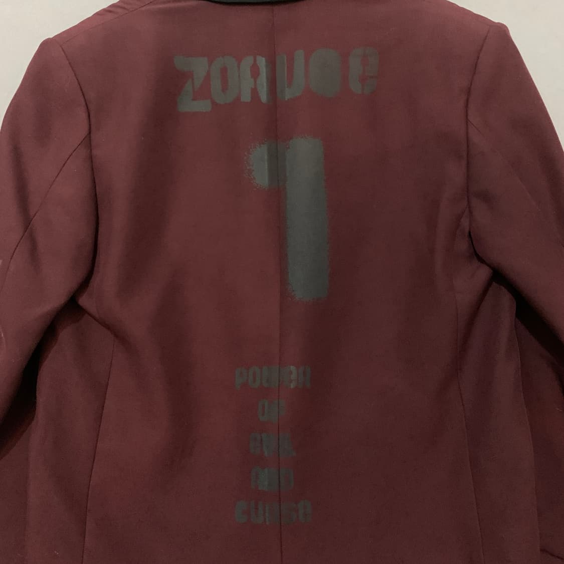 1 언더커버 19 ZORUGE 카라 배색 블레이저 자켓 상품이미지4