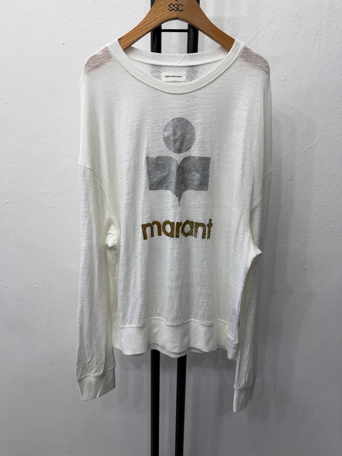 정품) 이자벨마랑 여성 루즈핏 얇은소재 맨투맨 38 상품이미지1