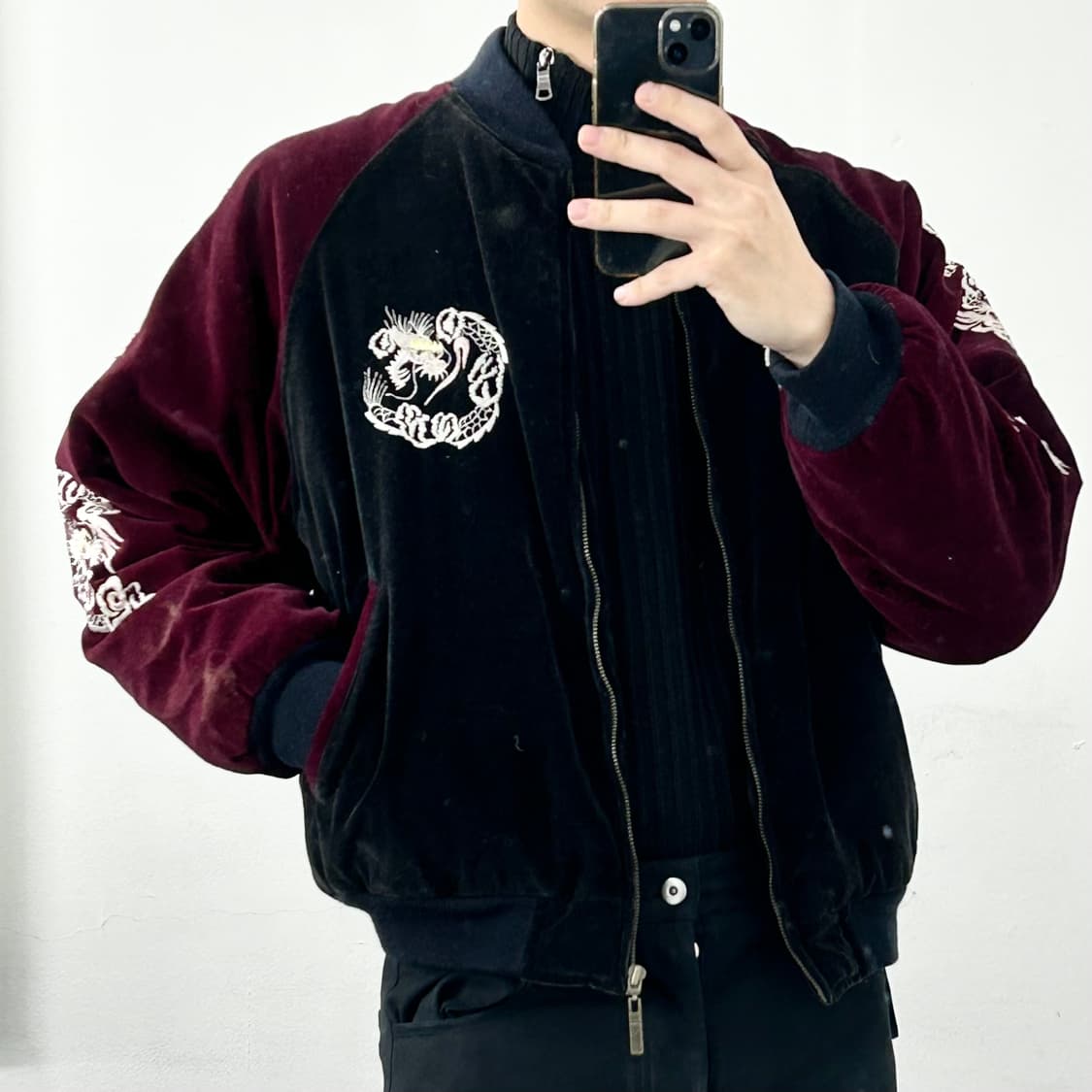 TEN CARROT 자수 스카쟌 점퍼 상품이미지4