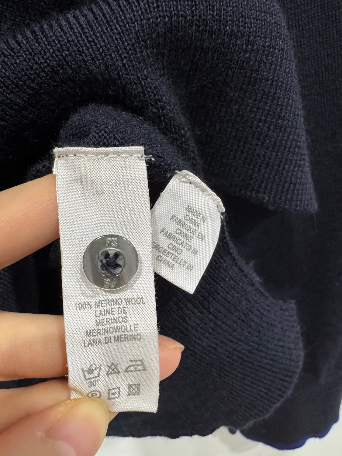 폴스미스 남성 메리노 울 카라티 XL 상품이미지5