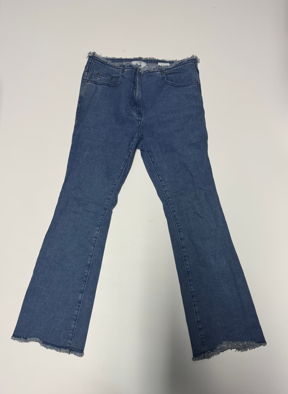 여성 오브제 부츠컷 데님팬츠 29.1인치 상품이미지1