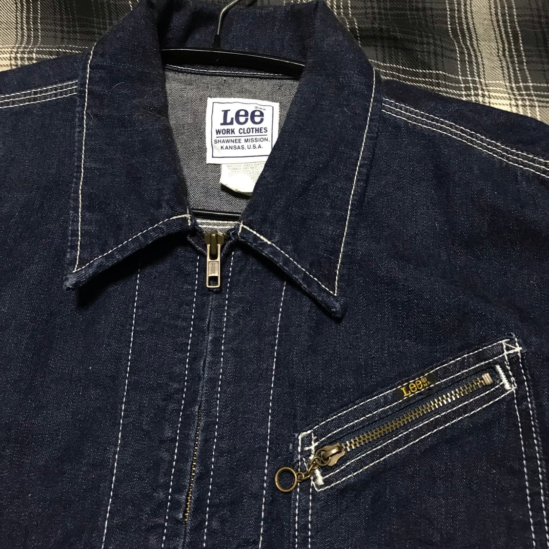 80-90s Made Usa lee denim work jk 극미중고 상품이미지2