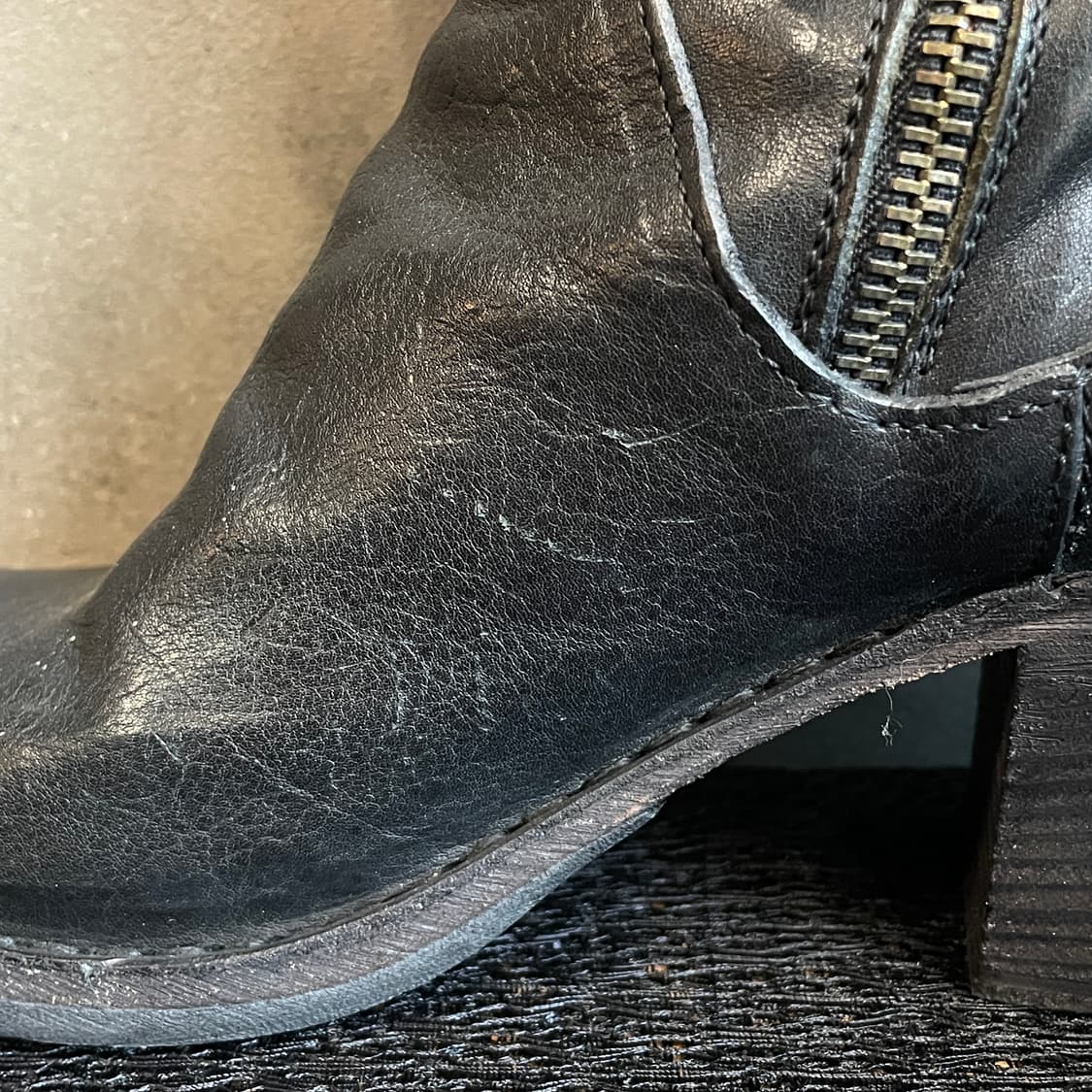 피오렌티니 베이커 레이스업 니 하이 부츠 상품이미지4