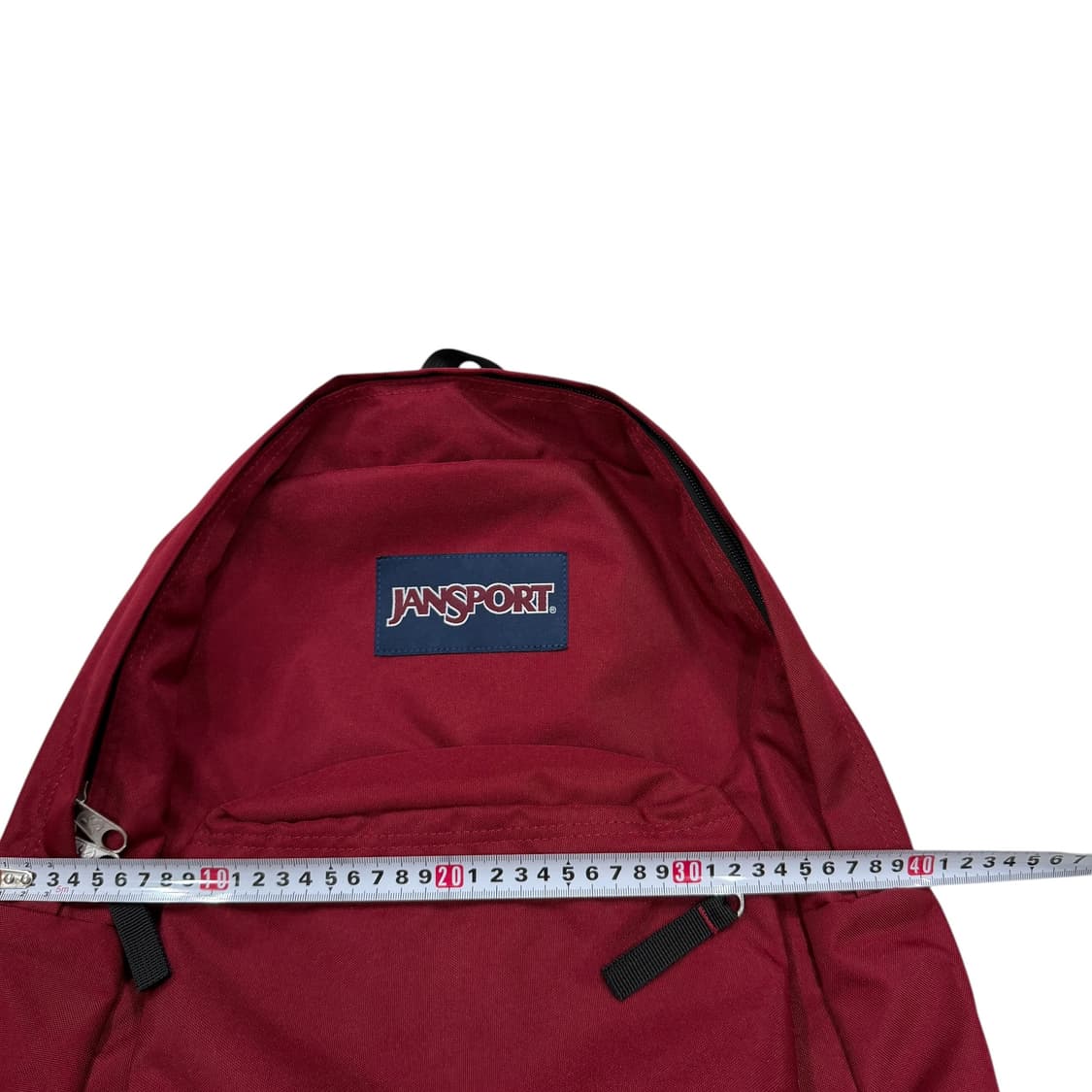 잔스포츠 빈티지 슈퍼브레이크 버건디 레드 백팩 가방 상품이미지5