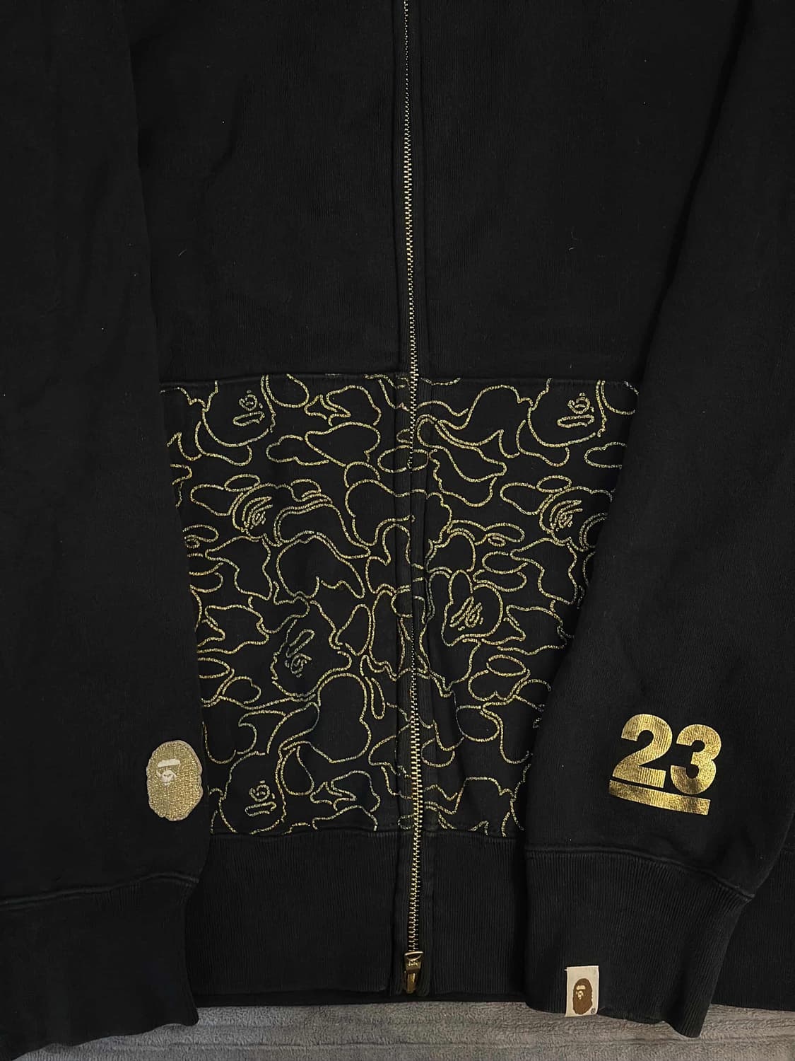 베이프 23주년 금장 후드집업 교신 상품이미지4