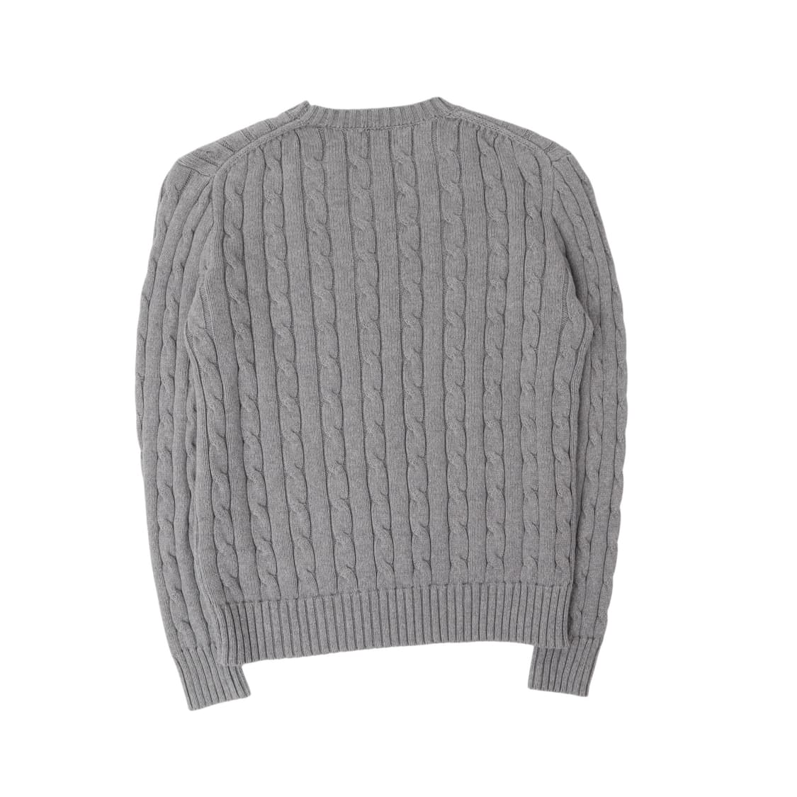폴로 랄프로렌 그레이 코튼 케이블 니트 상품이미지5