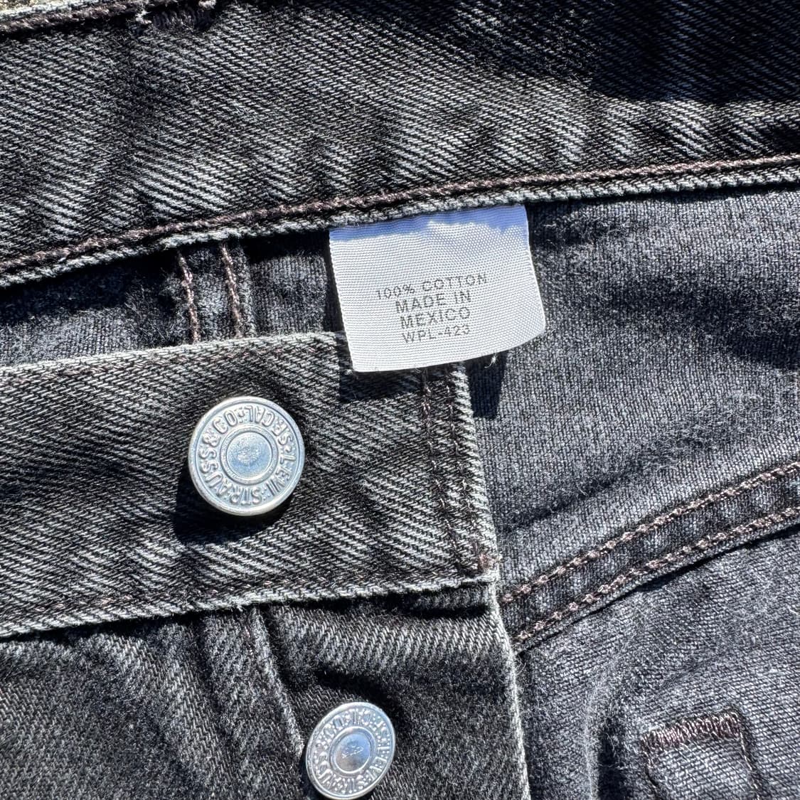 [33] 리바이스 501 흑청 데님 팬츠 상품이미지8