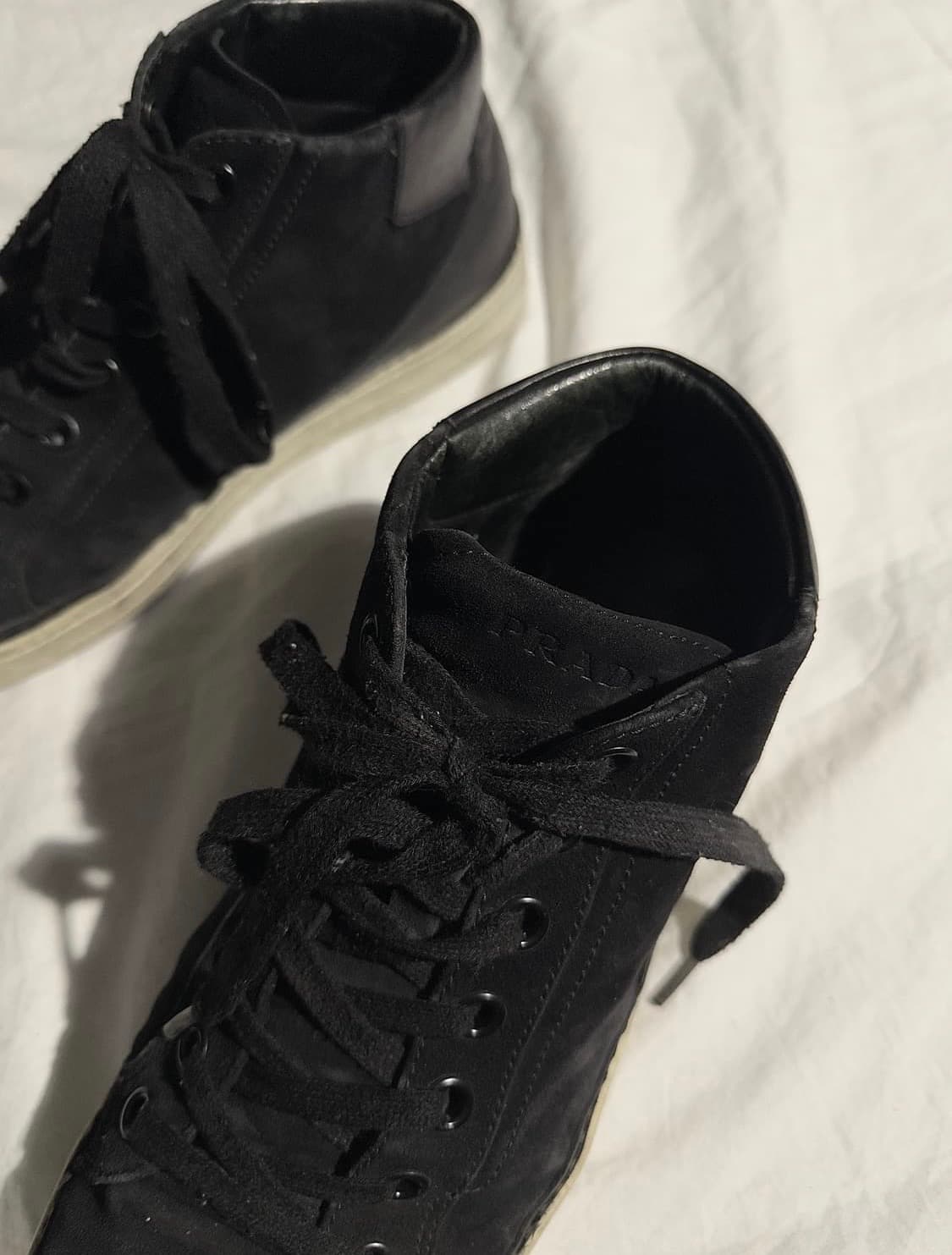 프라다 스포츠 스웨이드 하이탑 스니커즈 상품이미지3