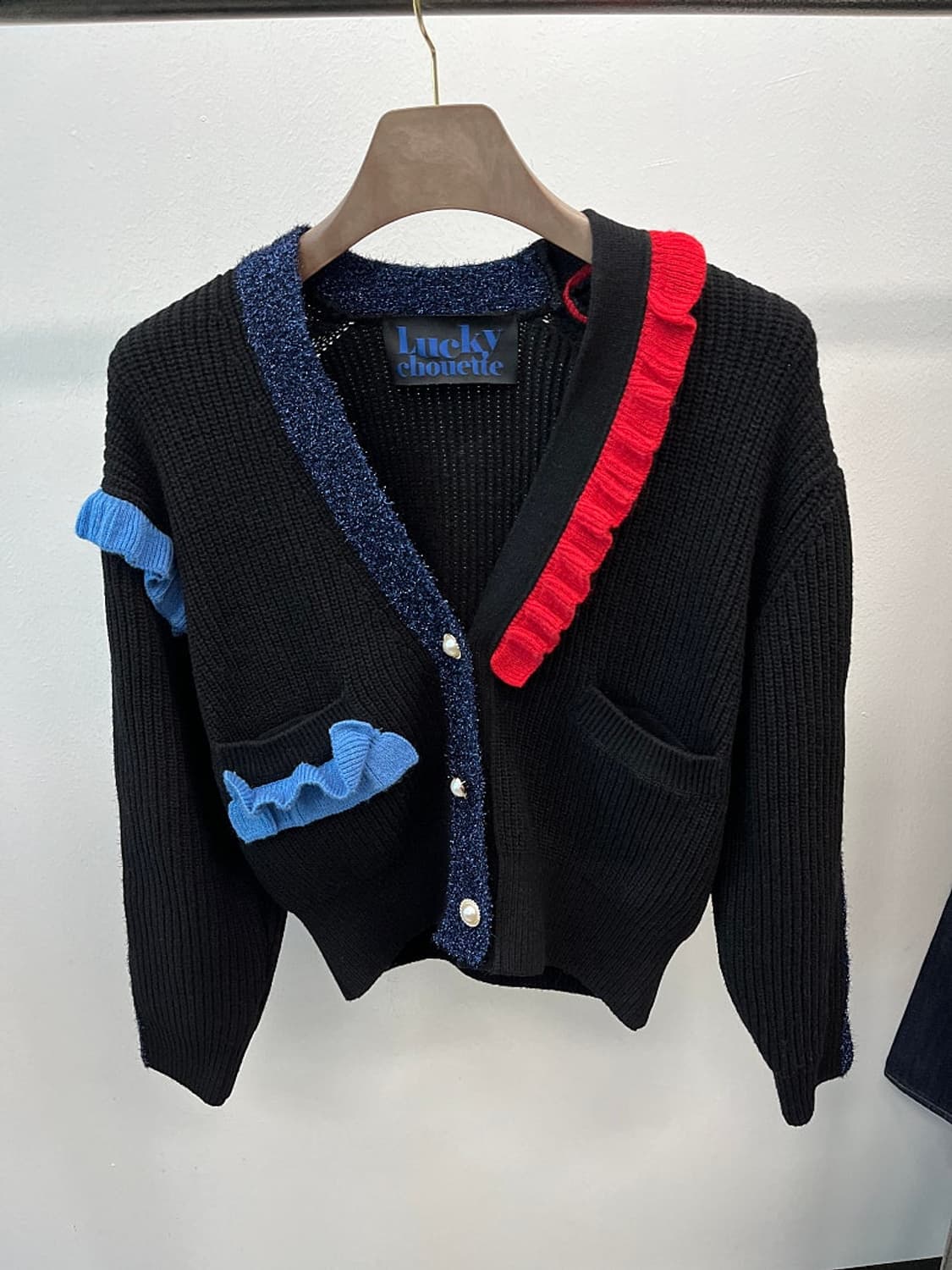 여) 럭키슈에뜨 비대칭 가디건  상품이미지3