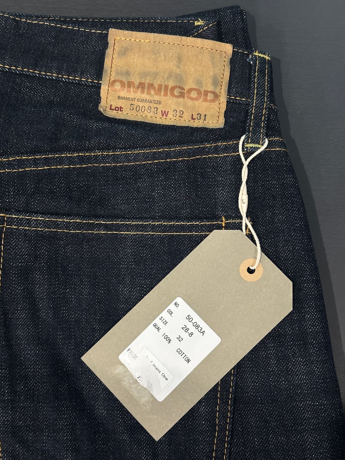 옴니갓 Omnigod 5p Standard Denim 셀비지 데님 상품이미지10