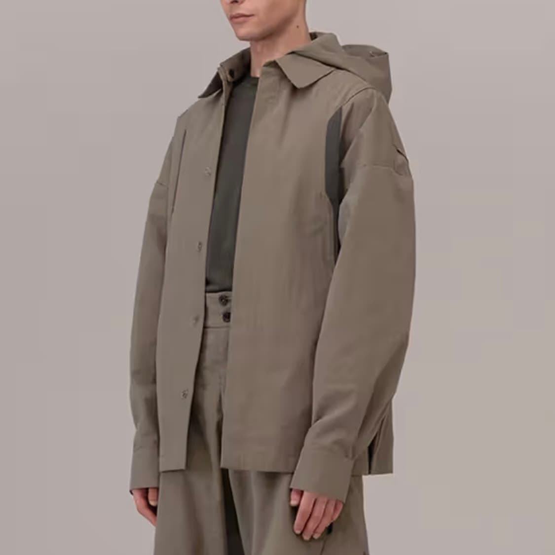 새상품 23fw 혜인서 hyeinseo 후디드 셔츠 자켓 상품이미지1