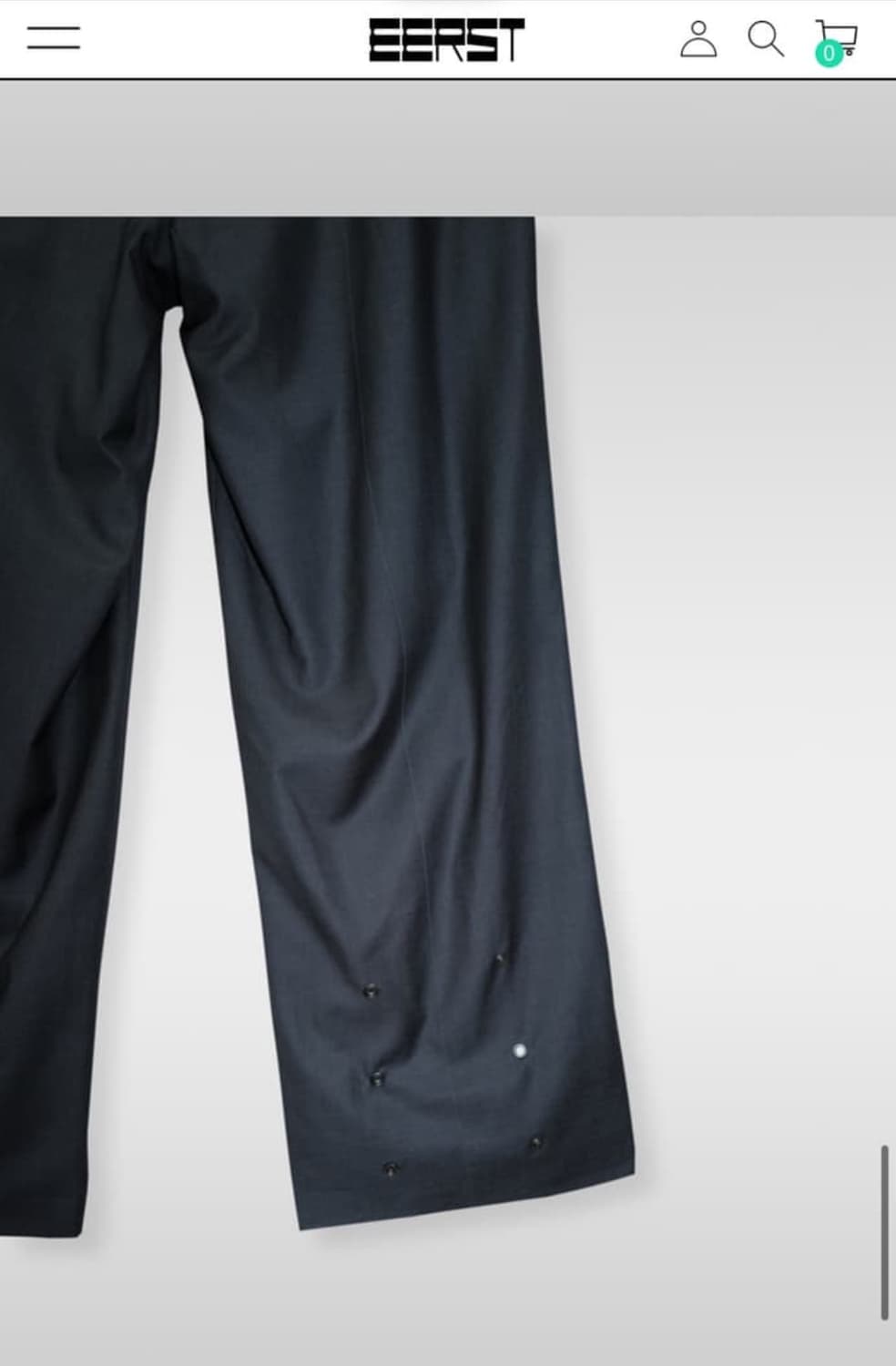 eerst 이어스트 커팅 팬츠 상품이미지2