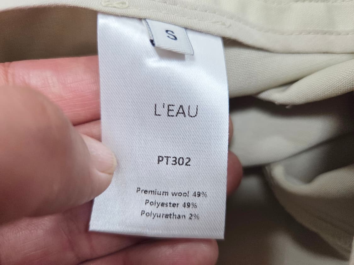 로우(L'EAU) 클래식 버뮤다팬츠 55 새상품 상품이미지9