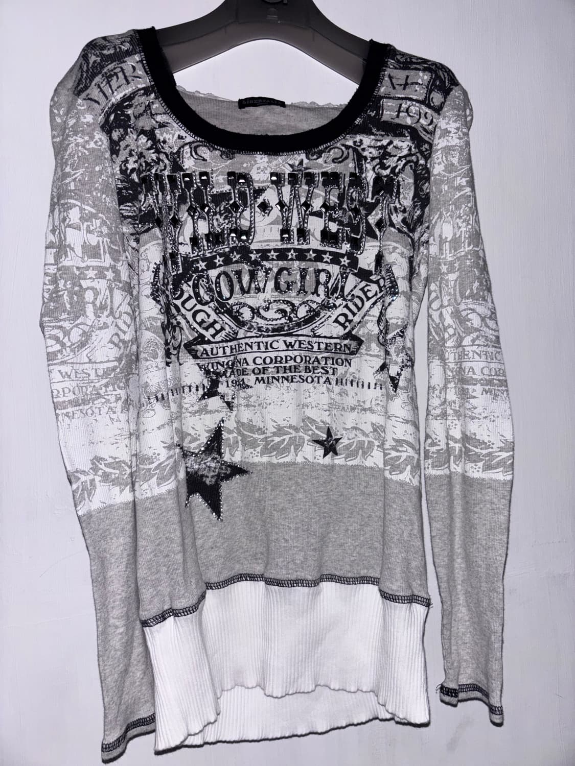 Salvage libertalia 후드 롱 슬리브 탑 미국 일본 빈티지 상품이미지1