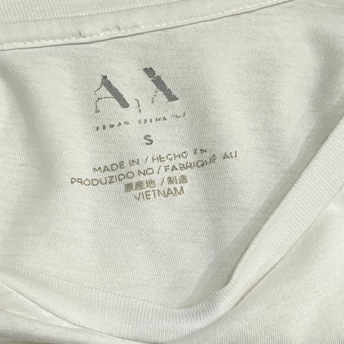  아르마니 익스체인지 로고 반팔티 y15990 상품이미지5