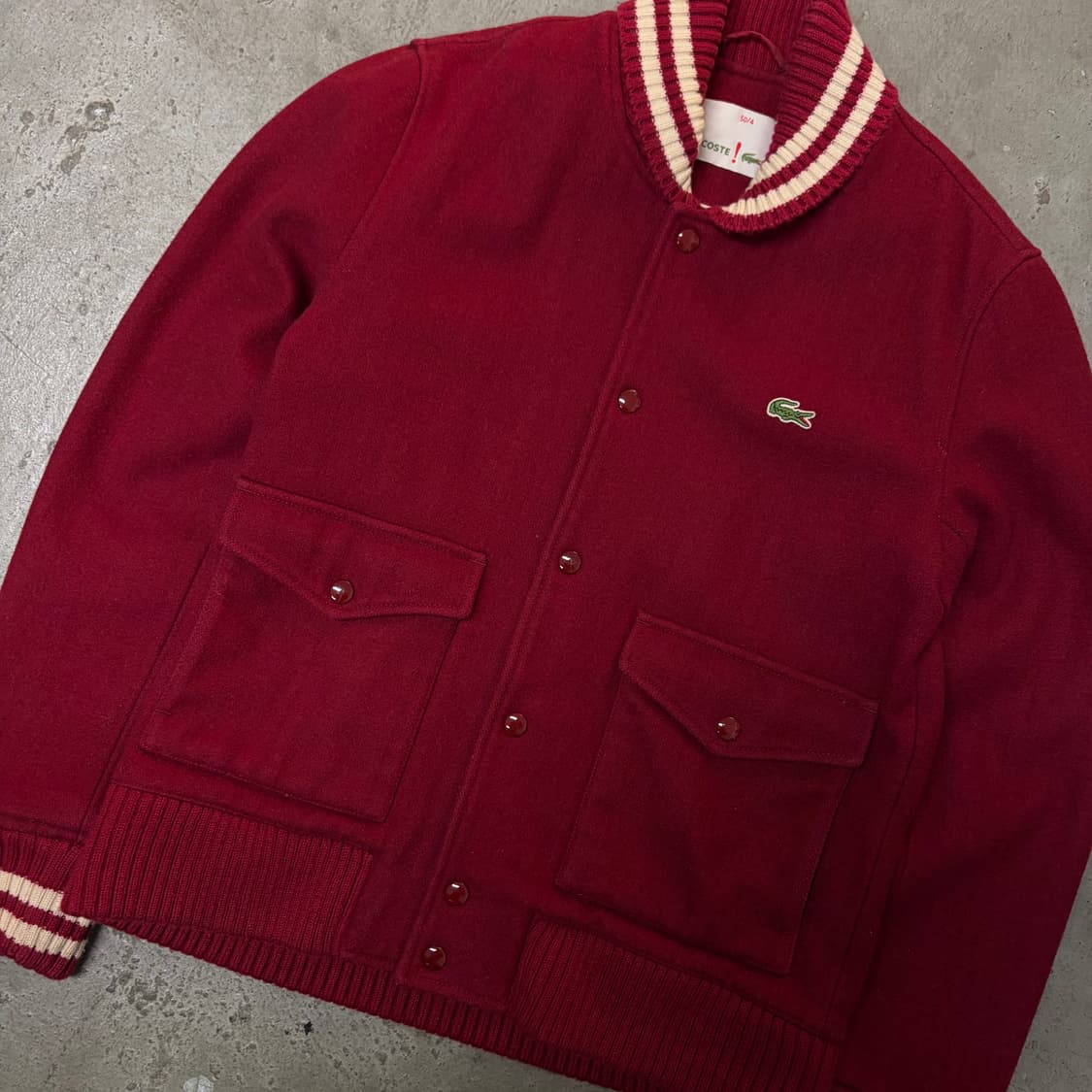 라코스테 버건디 스타디움 자켓[2287] 상품이미지4