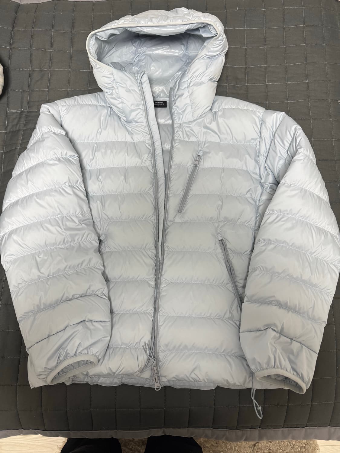 무탠다드 시티레저 경량패딩 클라우디 블루 상품이미지1