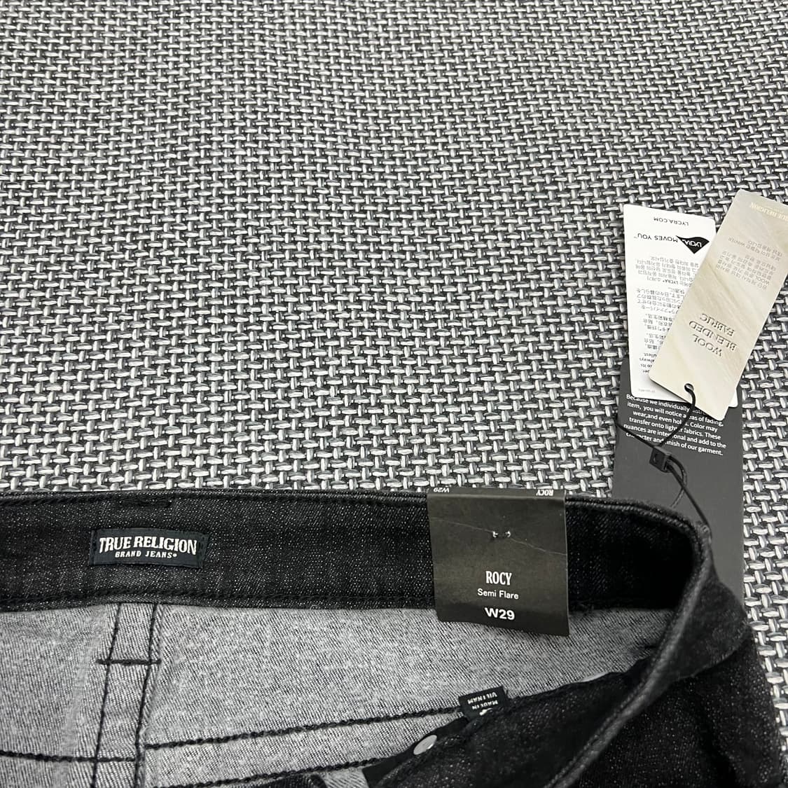 트루리리젼 흑청 데님팬츠 상품이미지2