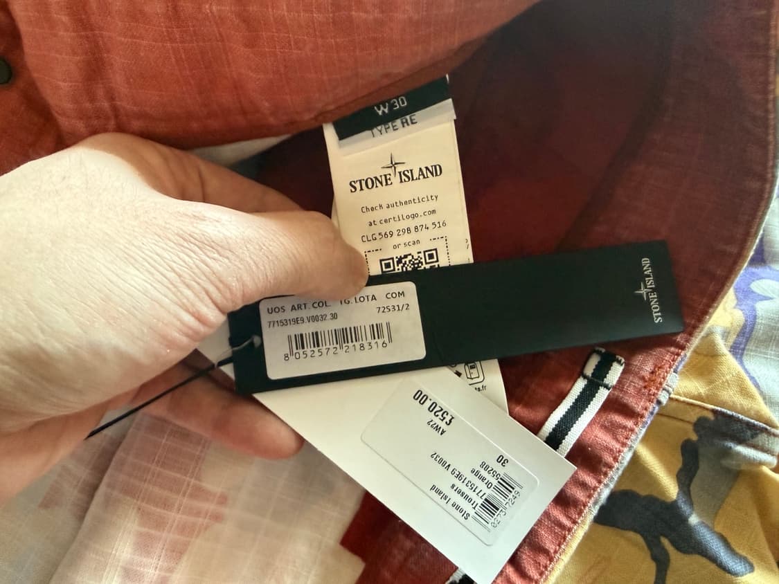 스톤아일랜드 S.I. HERITAGE CAMO 카고 팬츠 상품이미지3