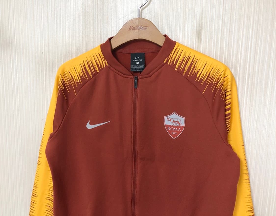 나이키 18-19 AS로마 어센틱 앤섬자켓/트랙슈트 유스XL 상품이미지6