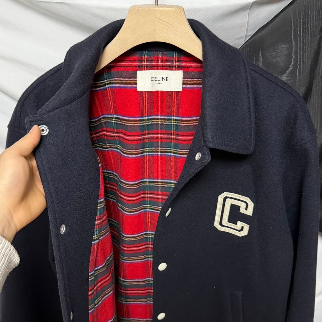 [S+급/52] 24FW 셀린느 울 테디 더블 페이스 코치 자켓 백화점판 상품이미지4
