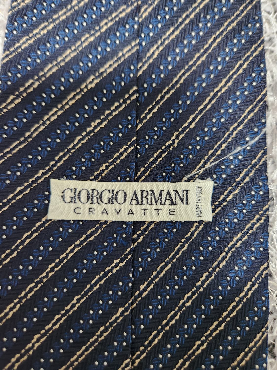 조르지오아르마니 사선패턴 넥타이 Free - N15 상품이미지6