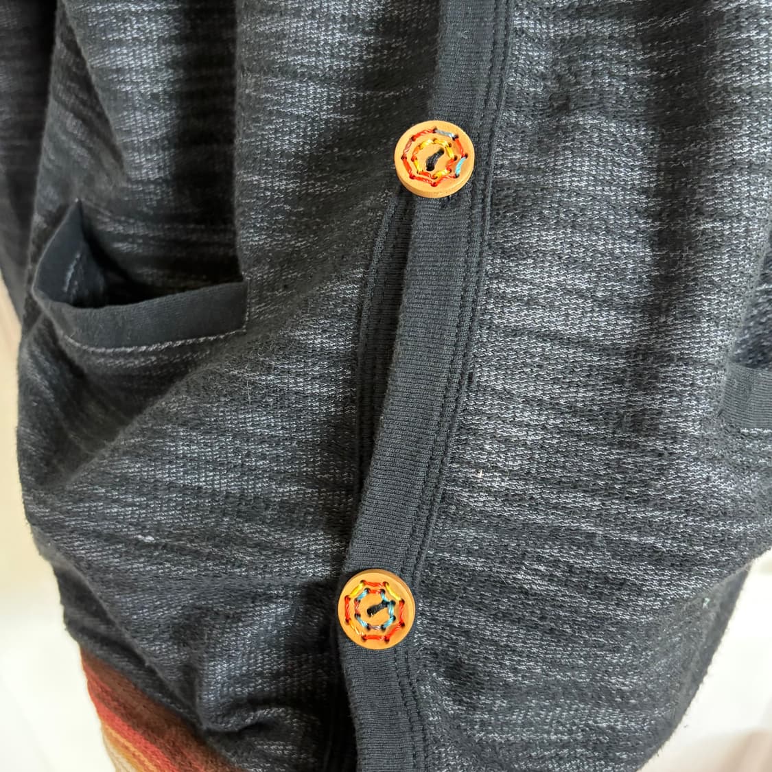 스트라이프 패턴 에스닉 가디건 상품이미지5