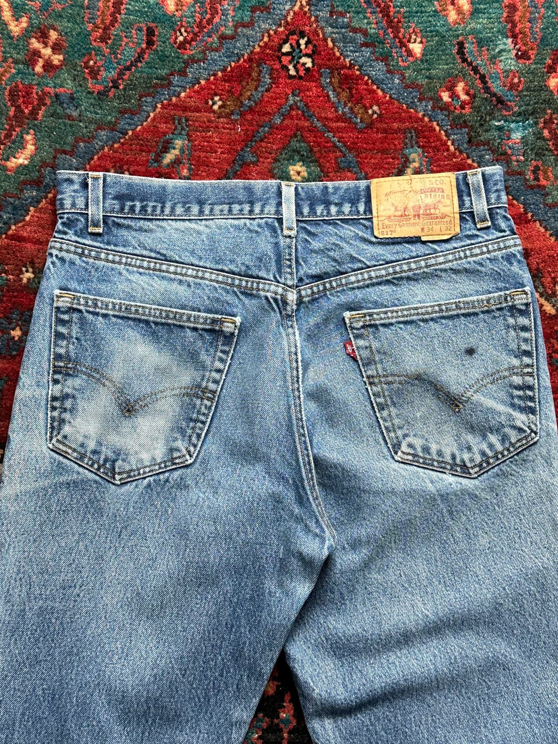 00's USA Made 빈티지 리바이스 517 부츠컷 상품이미지6