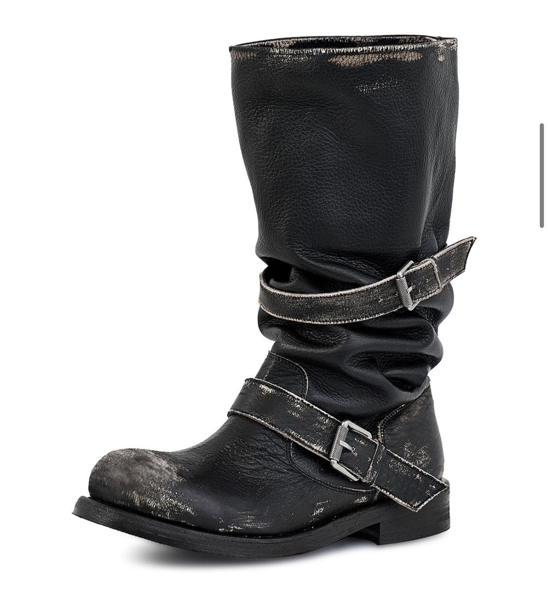 네거티브쓰리 Slouchy Long boots_Rub off black 상품이미지1