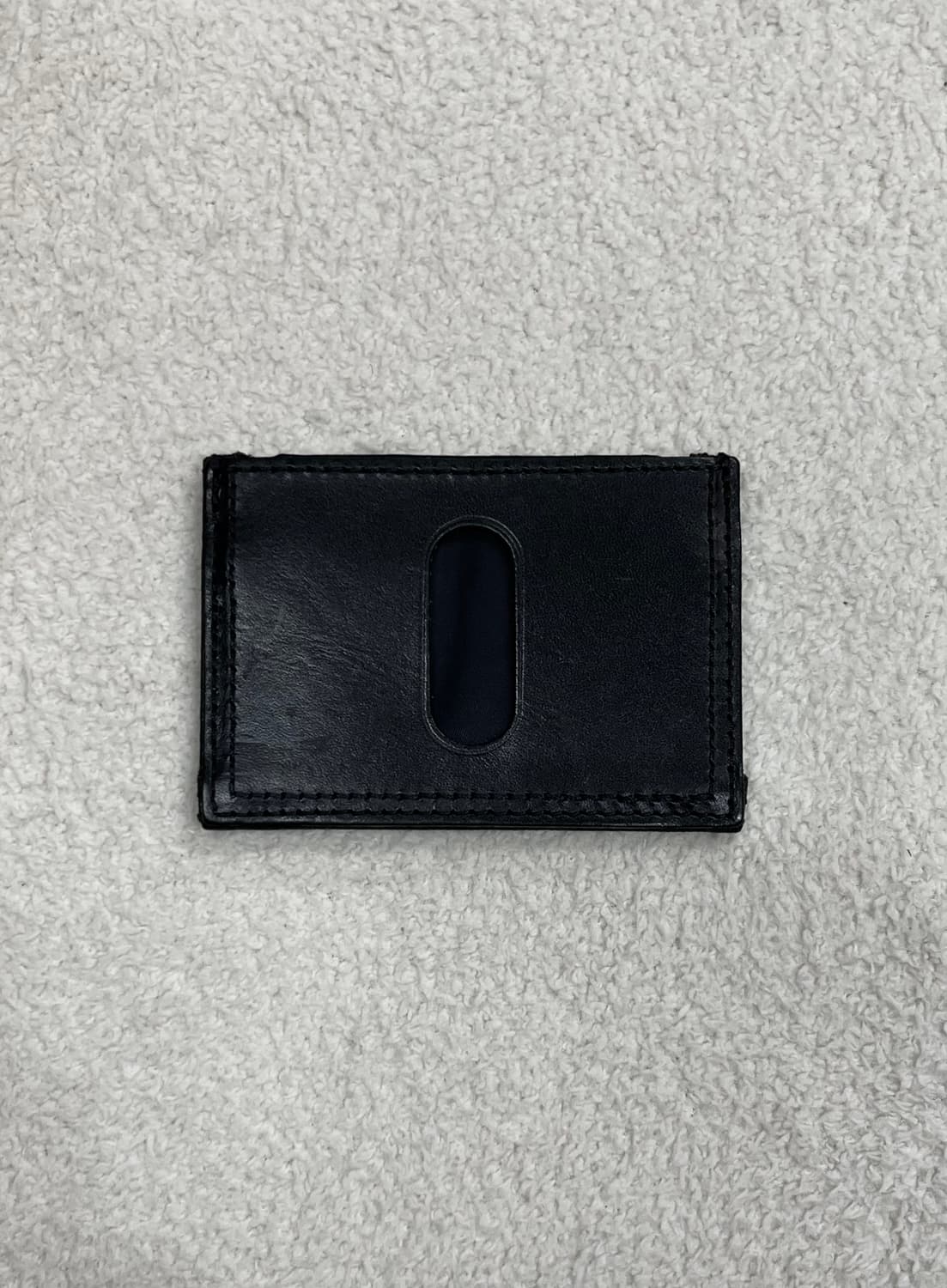 포터 코튼 카드지갑 블랙 상품이미지4