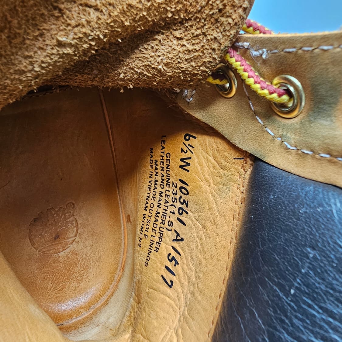 팀버랜드 여성 6인치 프리미엄 옐로 워터프루프 워커부츠 (235-40) 상품이미지8