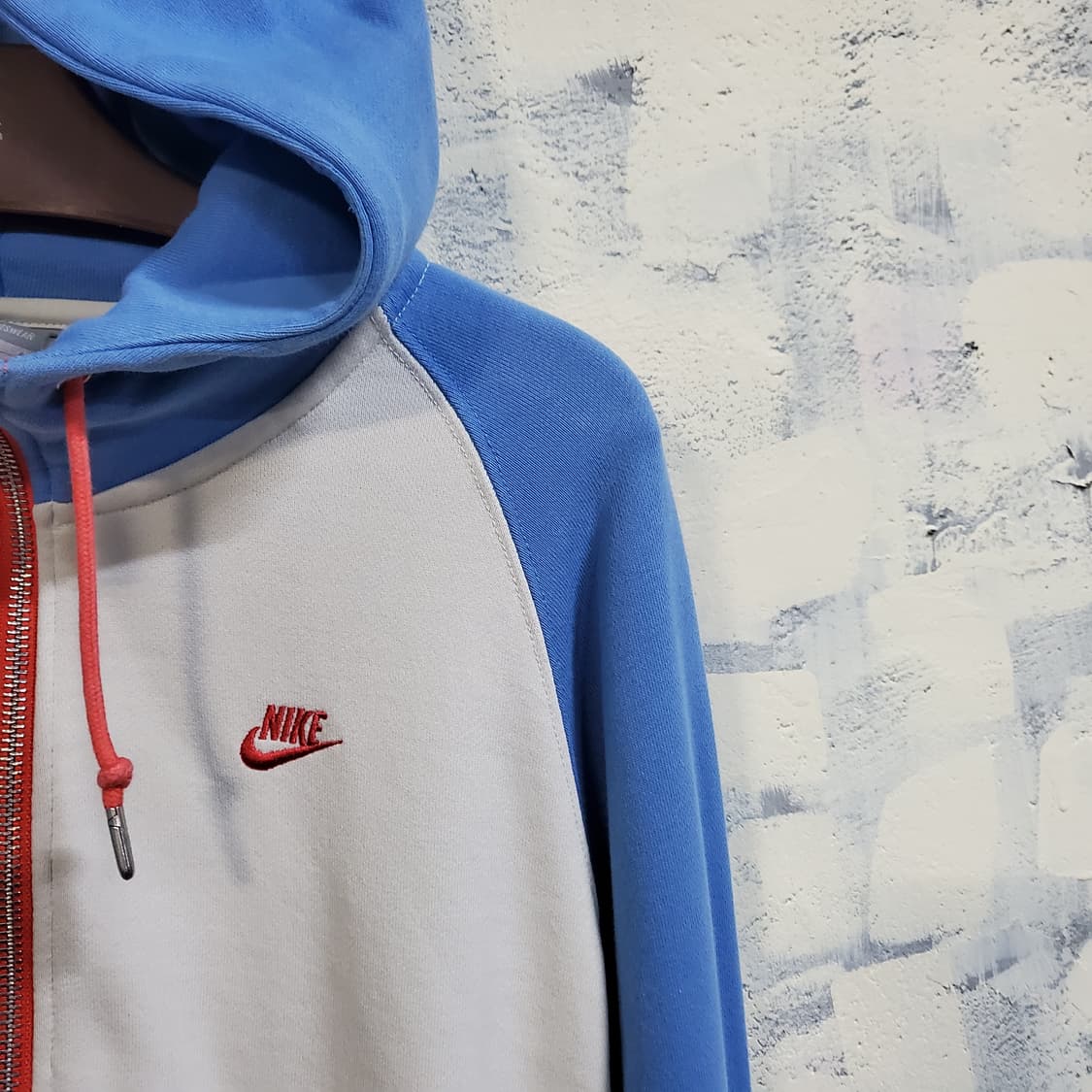 나이키 컬러블록 반집업 후드티  상품이미지3
