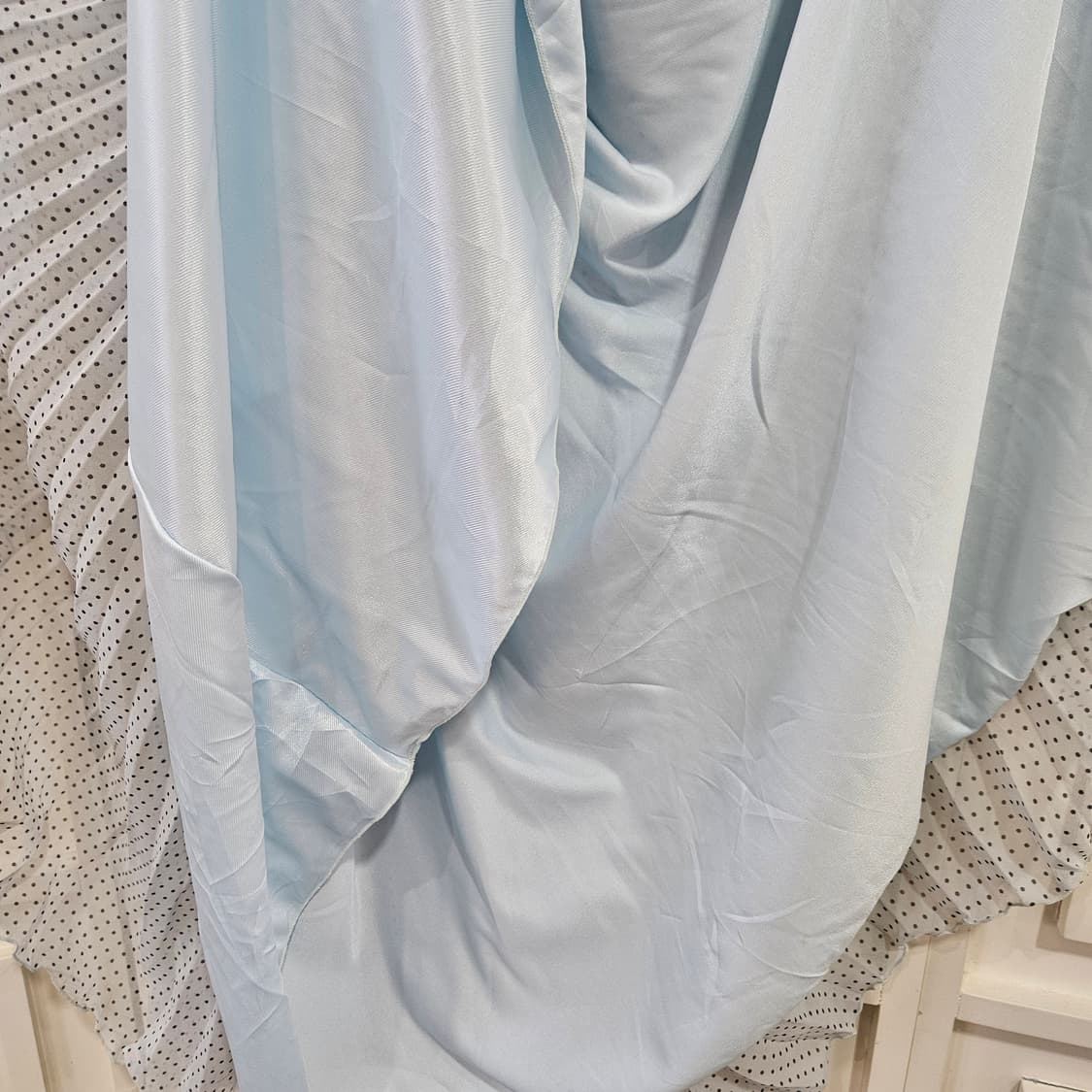 도트 쉬폰 레이스 원피스 상품이미지7