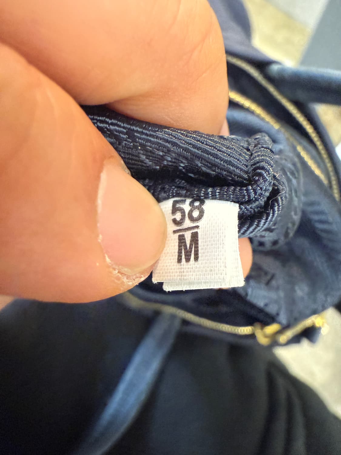 프라다 정품 포코노 토트백 네이비 M 상품이미지7