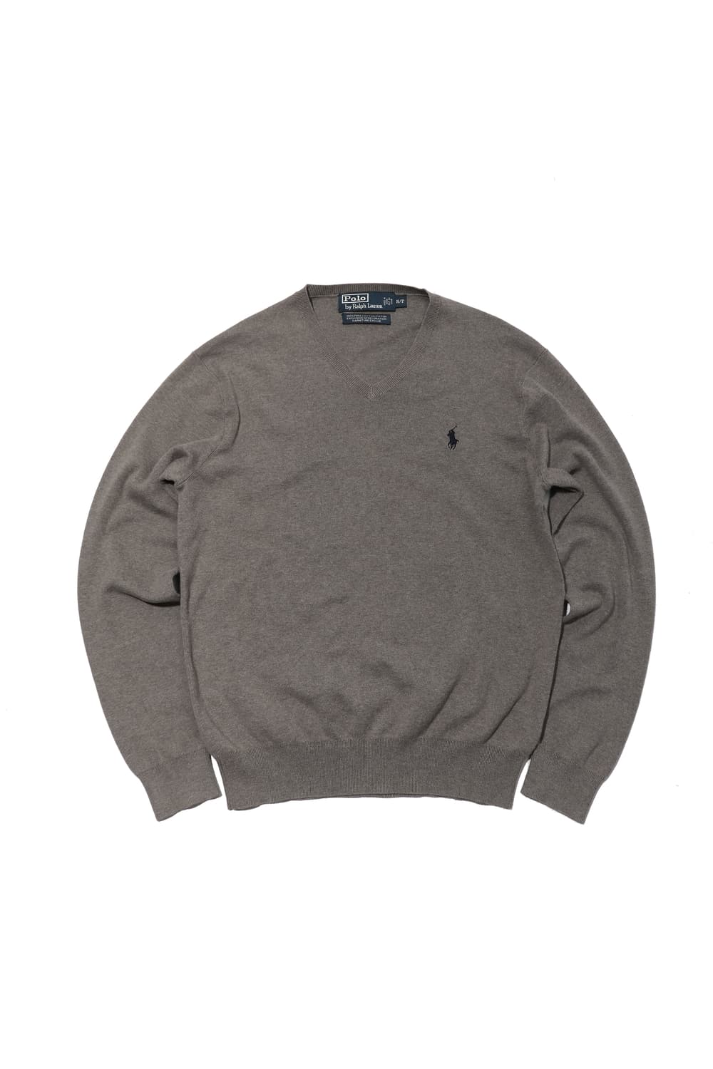 POLO RALPH LAUREN 브이넥 피마코튼 니트 size S 상품이미지1