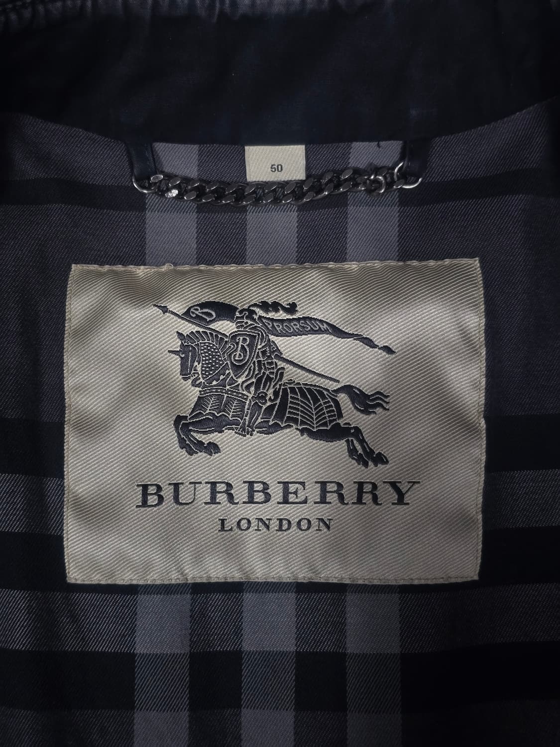 버버리 블랙 싱글 브레스티드 트렌치 코트 50 상품이미지7