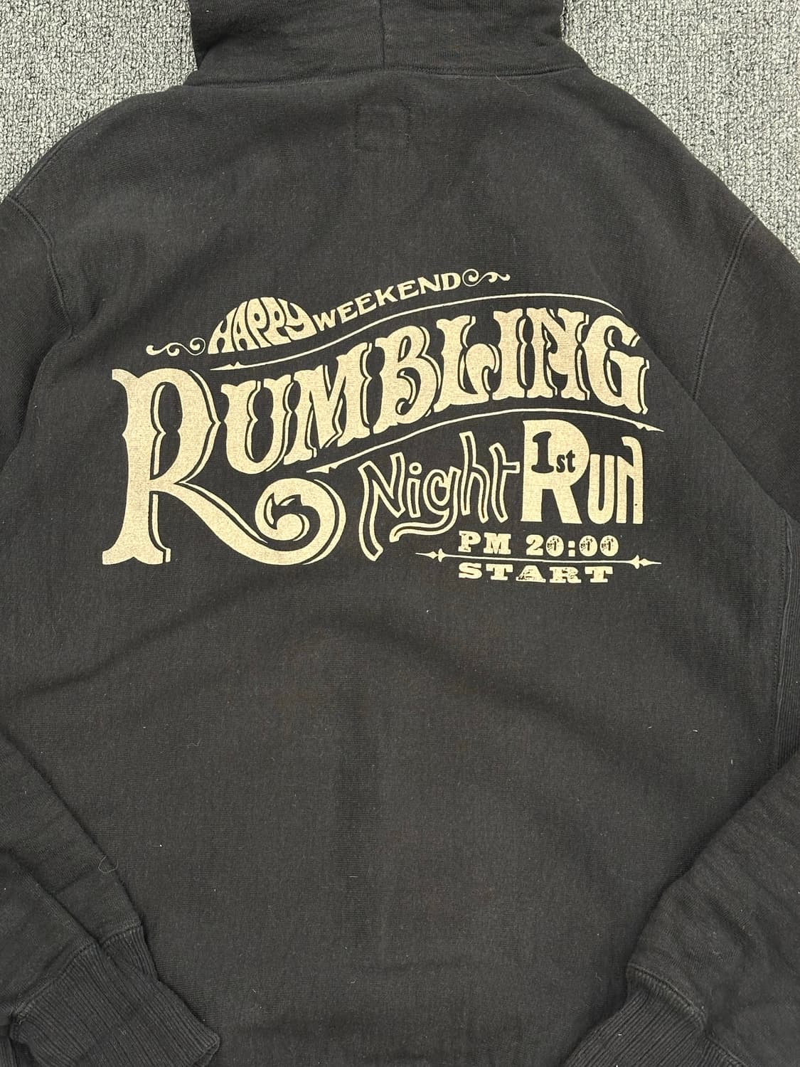 40)West Ride 빈티지 바이커 헤비웨이트 후드집업 상품이미지7