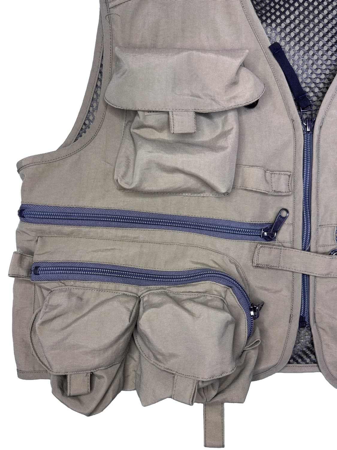 빈티지 카키 멀티포켓 피싱 베스트 fishing vest L 상품이미지5