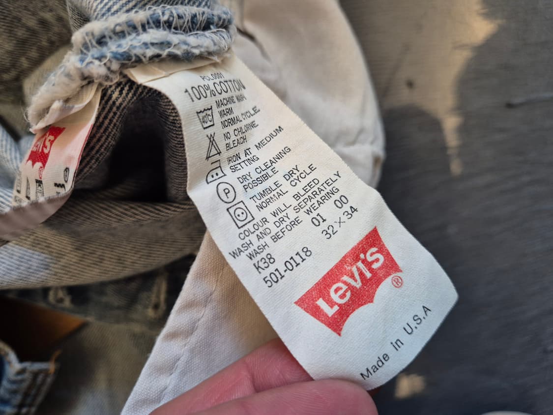 90s Levi's 501 데님 팬츠 상품이미지8