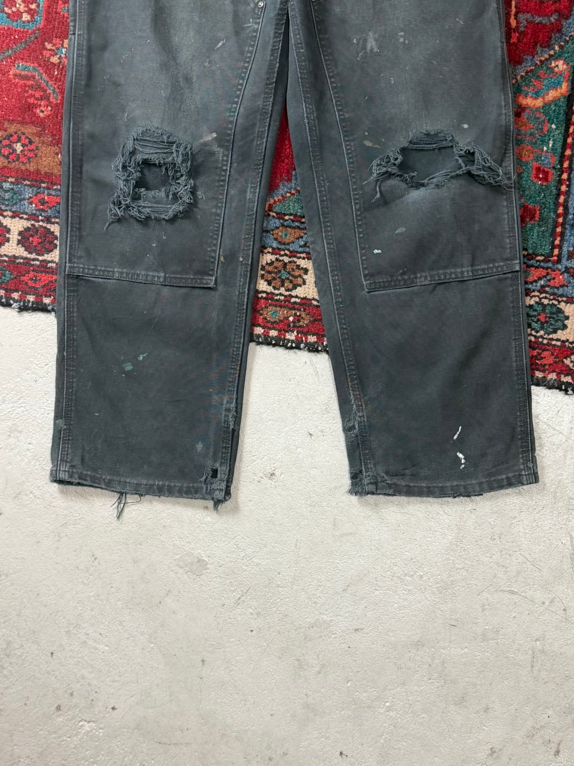 *RARE* OG 칼하트 B136 더블니 블랙 칼하트 썩블니 하드페이딩 상품이미지7