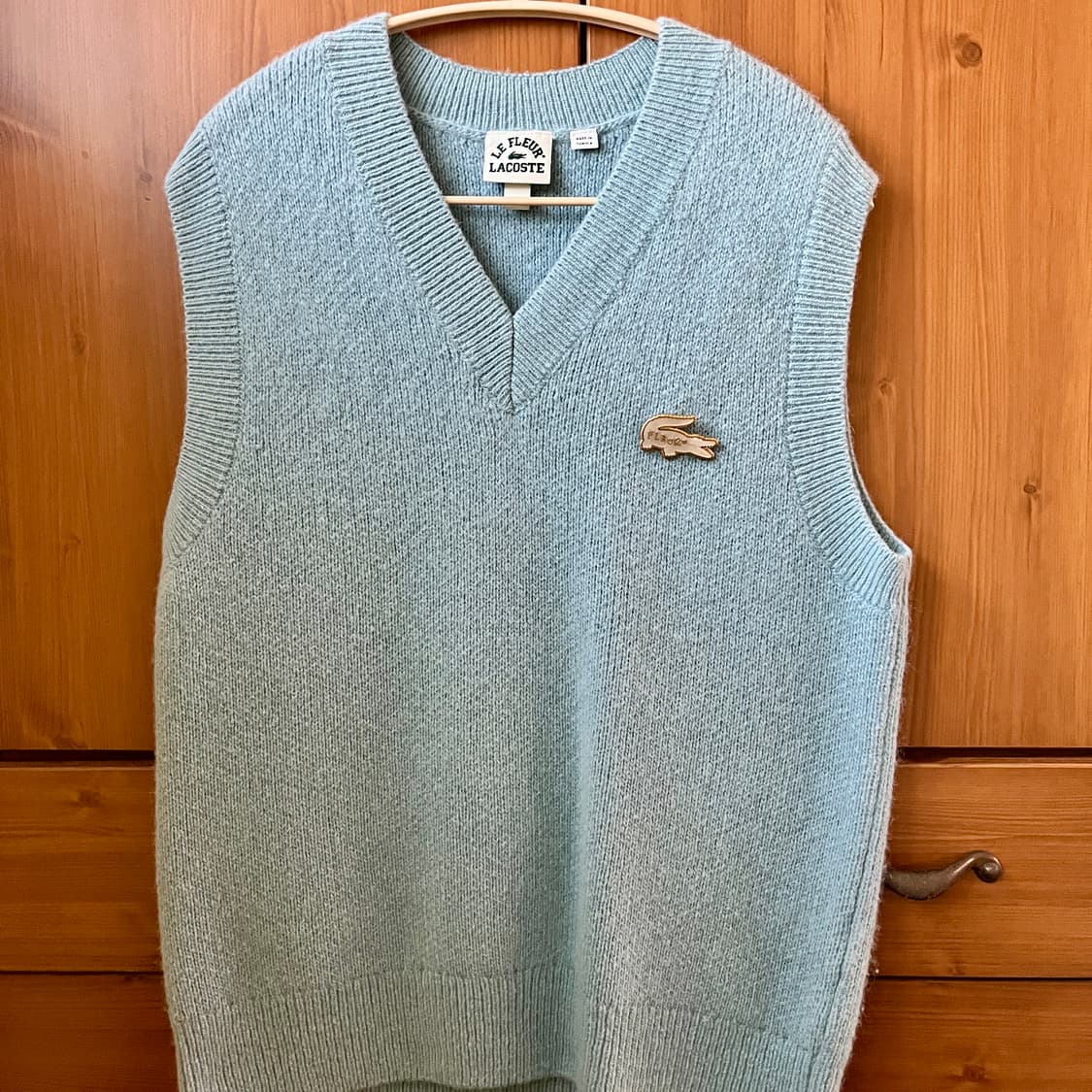 르 플레르 X 라코스테 V넥 조끼 상품이미지3