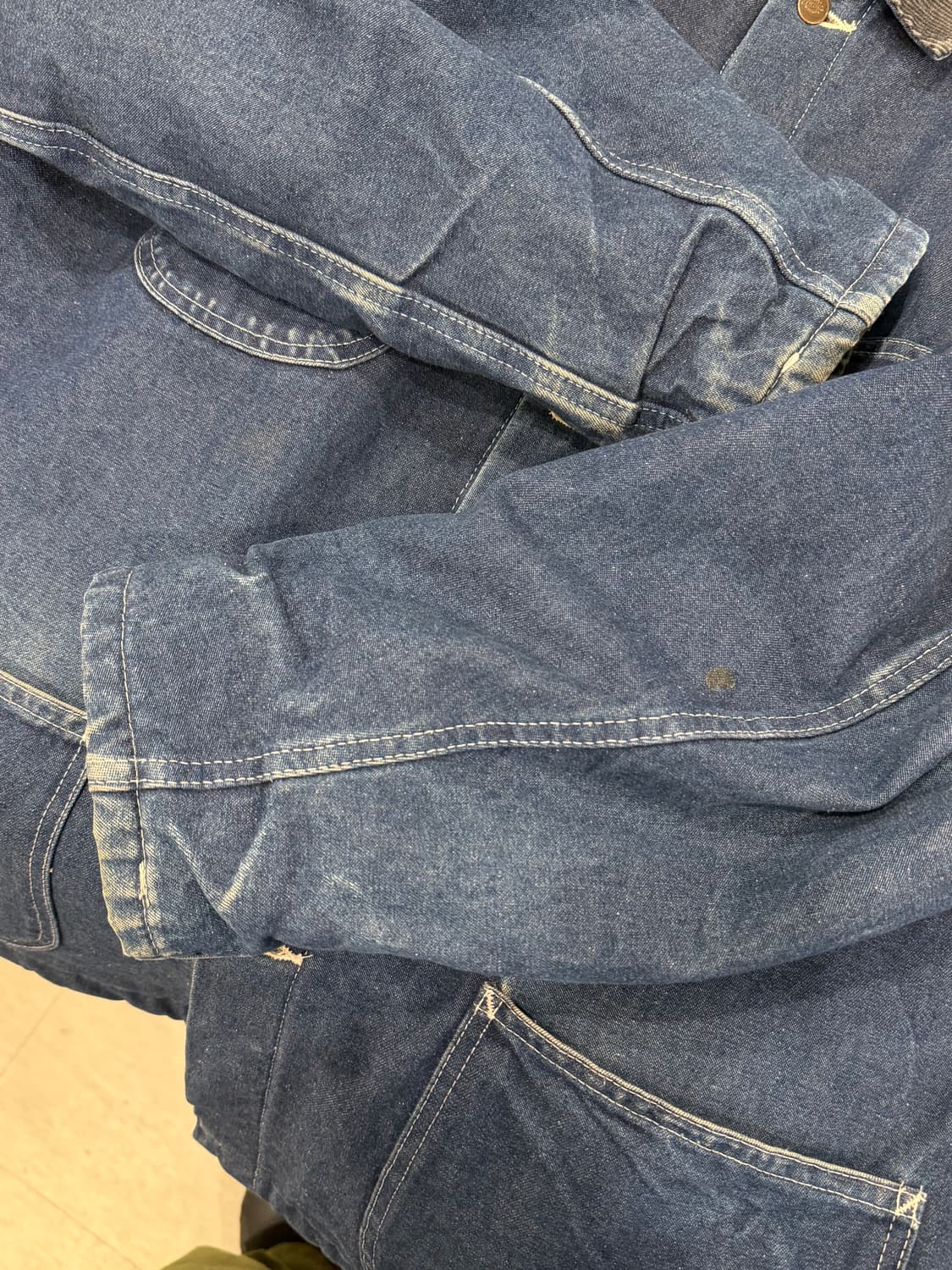 90s Dickies 디키즈 데님 초어 코트 워크 자켓 상품이미지9