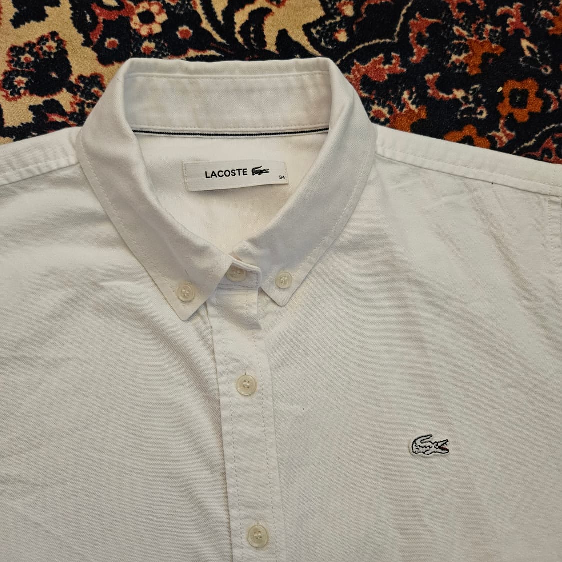 라코스테(Lacoste) 화이트패치 옥스포드셔츠  상품이미지3