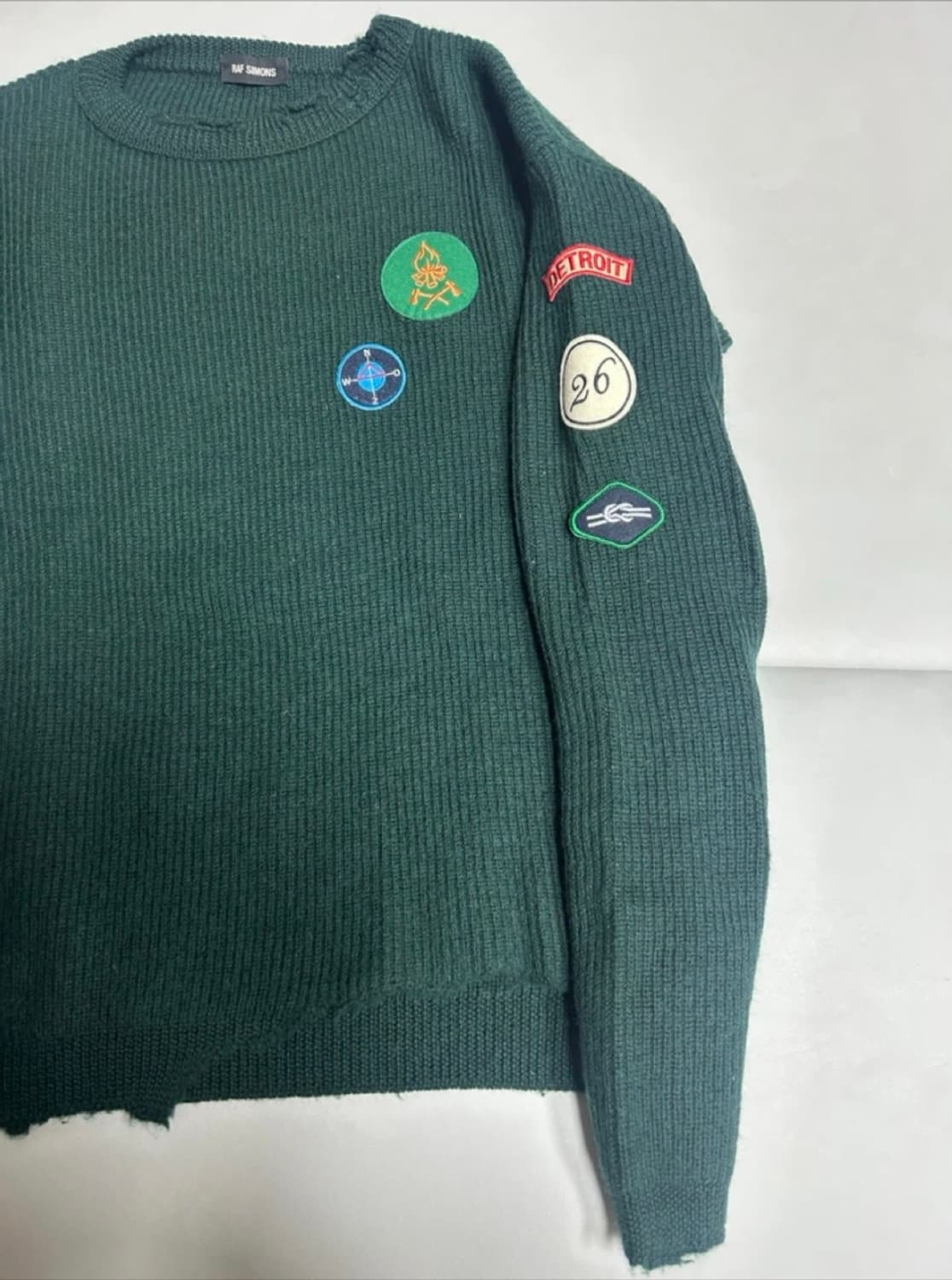 Raf Simons 16AW Boy Scout Patch Knit 상품이미지2