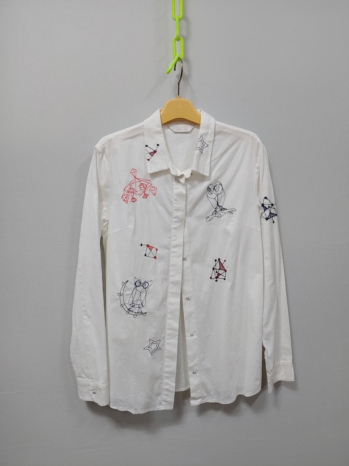 SJ SJ 화이트 자수 셔츠 여성 55 상품이미지1