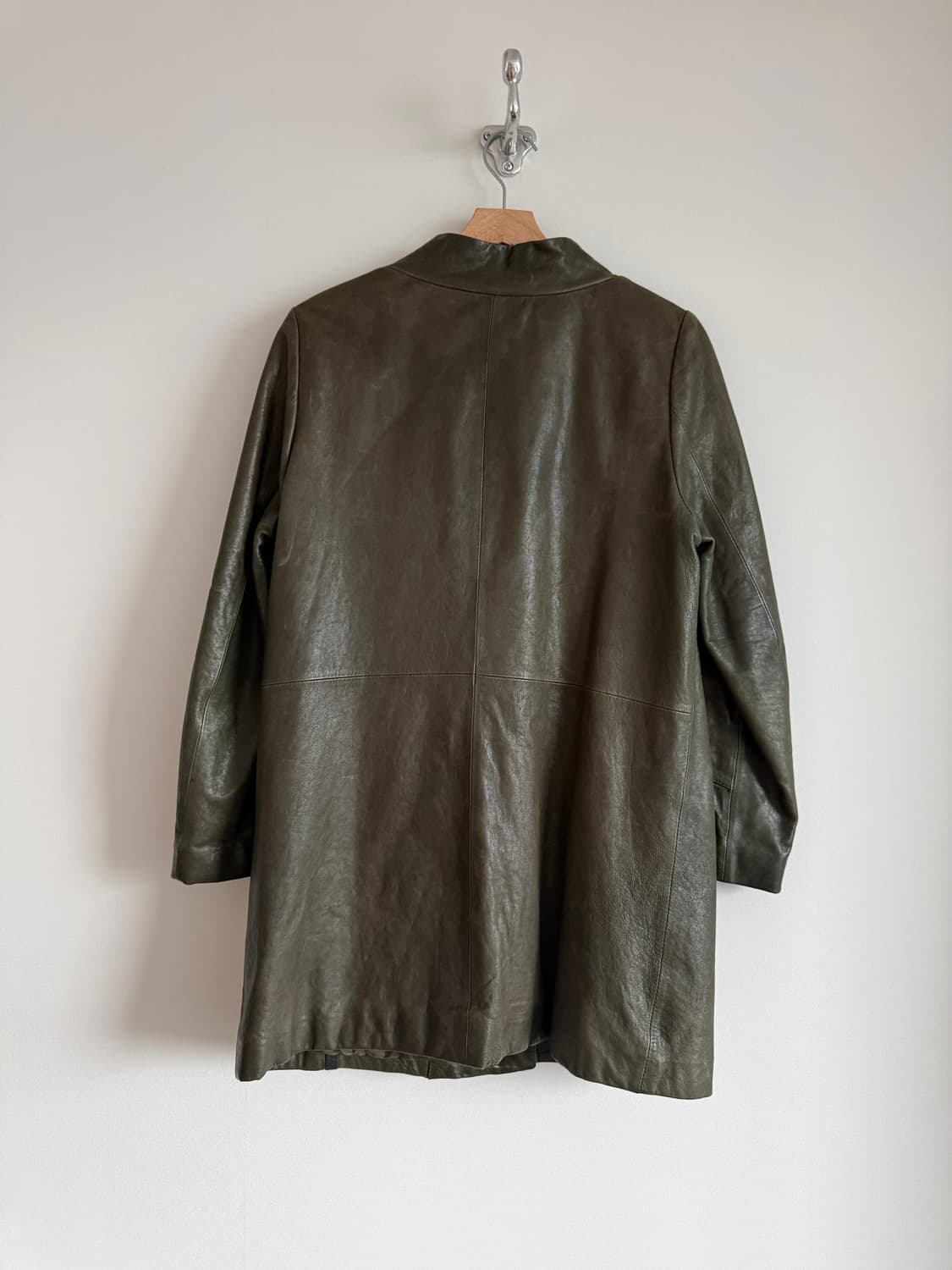 Pre owned 램스킨 레더 코트 상품이미지7