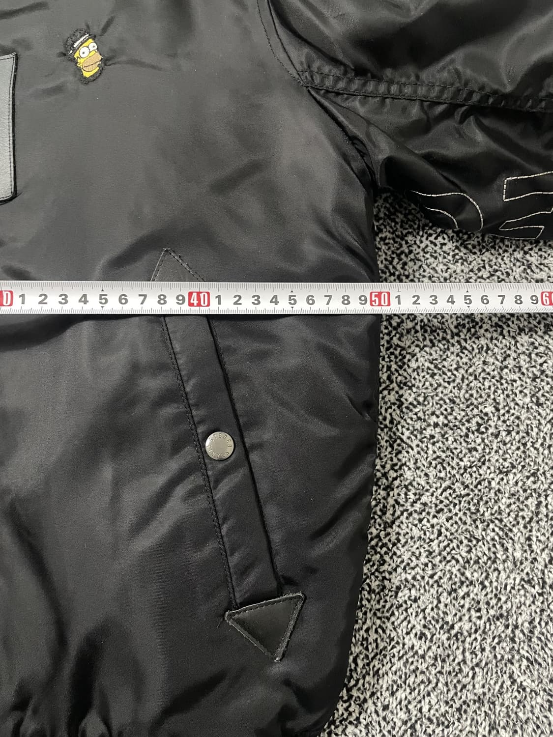 빈티지9. 스테레오 바이널즈 DJ 호머 심슨 MA-1 봄버 자켓 점퍼 상품이미지7