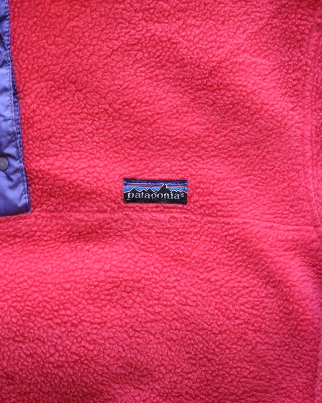 파타고니아 80s 신칠라 스냅티 플리스 (Salmon Pink) 상품이미지5