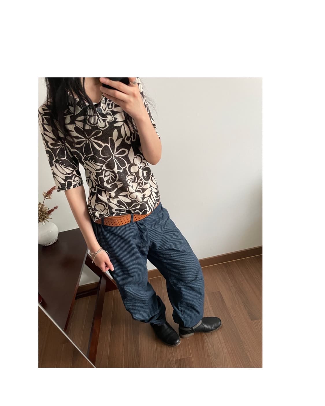 patterned top 상품이미지3