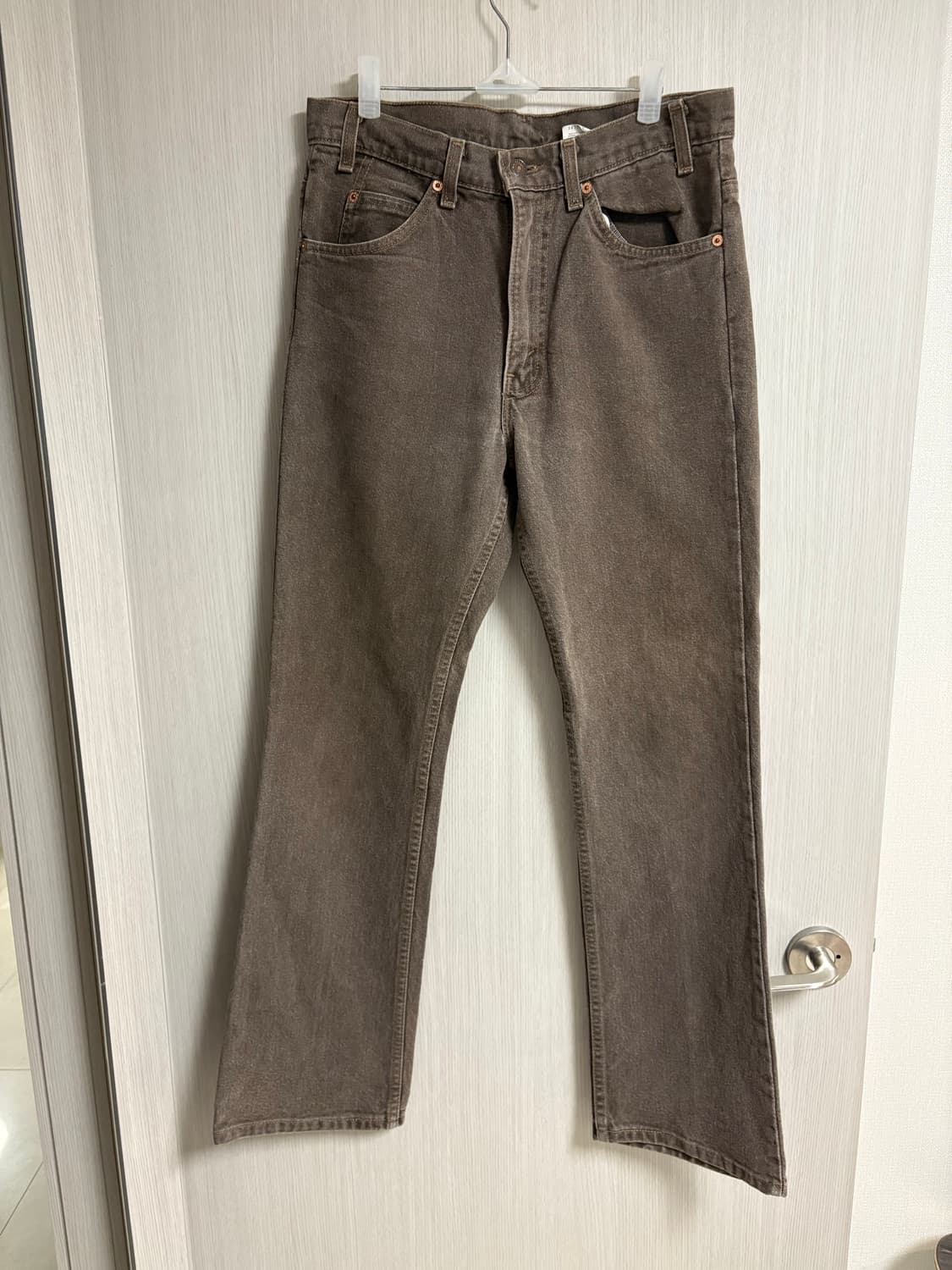 levis 517 오렌지탭 브라운 부츠컷 데님 32x32 상품이미지1